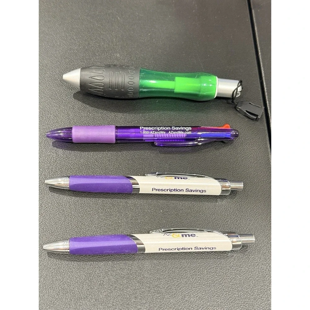 4 Pens Drug Rep Pharmaceutical Promo AstraZeneca - AZ and Me